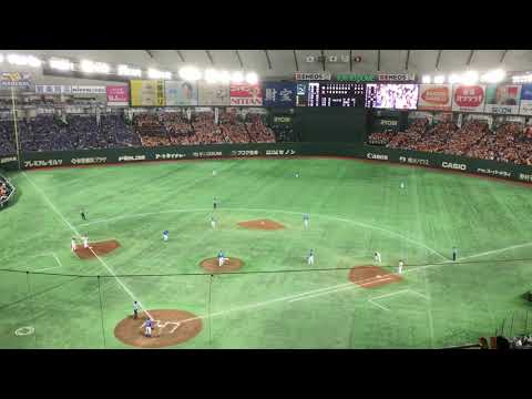 代打阿部に沸く大歓声と慎之助コールの大声援