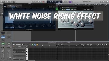 Logic Pro X - How To Create A White Noise Rising Effect