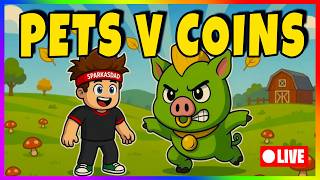 🔴LIVE 🌻 PETS vs COINS! 🪙PT 2! 🌱 UPDATE in Pet Simulator 99| #PetSimulator99 #roblox #petsim99