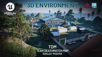 BGMI Tdm Map in Real Life | Team Deathmatch Map | 3D Environment | Unreal Engine 5.3 | Sanjay Mishra
