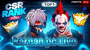தமிழ் - 🔥Karnanpc on Live 💥🔥CSR Play Panalama | Freefiremax Live Stream 🔴#freefire #fflive #tamil