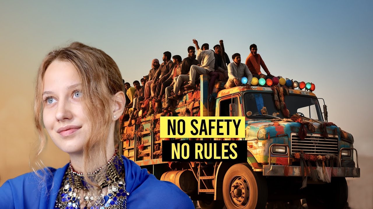 How Dangerous is Pakistani Driving? 🇵🇰 Climbing On Top of Moving Bus, Discovering Truck Art