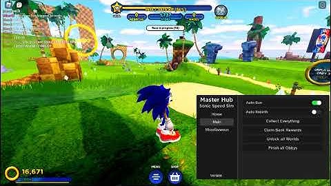 SONIC SPEED SIMULATOR Script Pastebin AUTO FARM AUTO OBBY UNLOCK WORLD INSTANT LEVEL