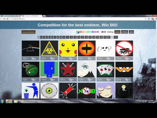 2022 new way to make custom emblems for Battlefield 4, battlefield