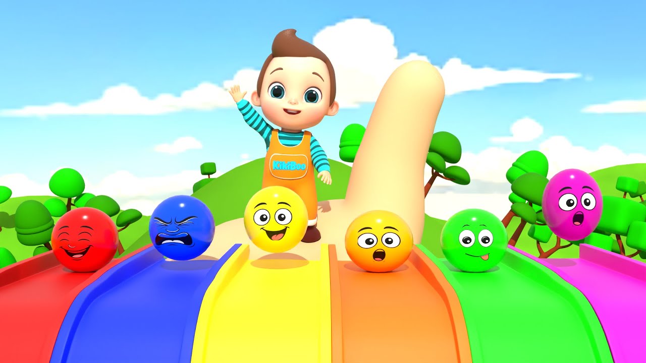 Ball Rolling + Balloon Finger Family + Dudi Dudi Dam Dam Song | Kids Songs & Nursery Rhymes