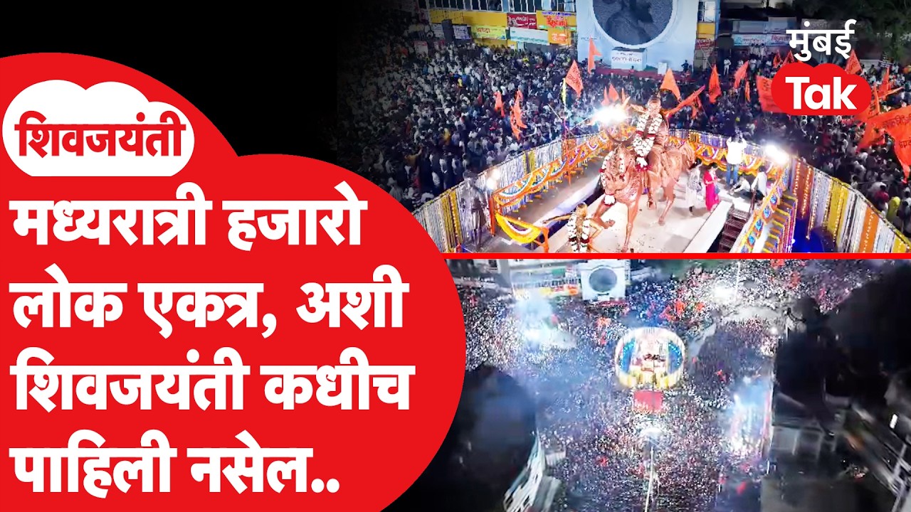 शिवनेरी, सोलापूर,कोल्हापूर आणि संभाजीनगरमधील शिवजयंतीचे व्हिडीओ | Shivjayanti 2026