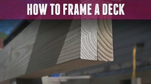 How to Frame a Deck Perimeter - DIY Network