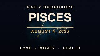 Daily Horoscope - Pisces - August 4, 2026