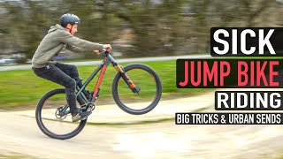 SICK JUMP BIKE TRICKS AND URBAN  SHREDDING// DIRT JUMP BIKE SESSION!!