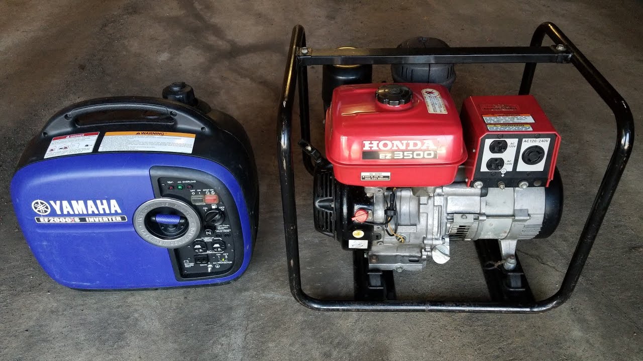 OFF GRID GENERATORS HONDA vs YAMAHA INVERTER GENERATOR YouTube