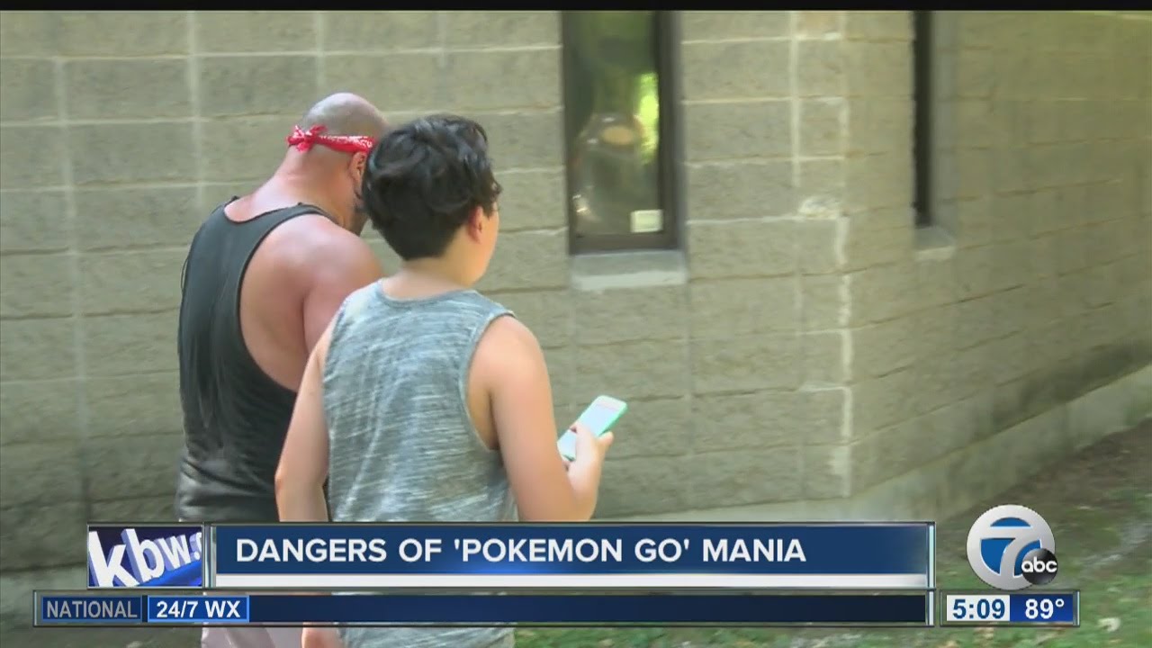 Dangers of 'Pokemon Go' Mania