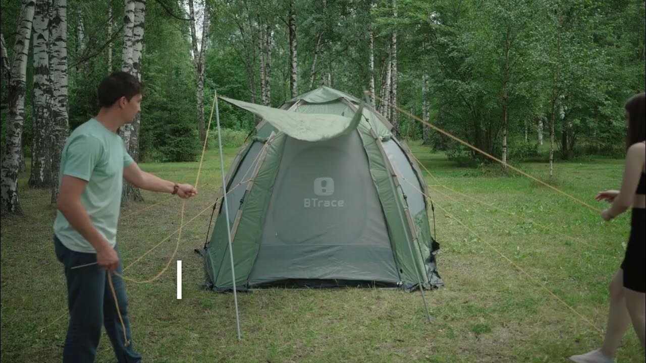 Обзор палатки BTrace Home 4 - YouTube
