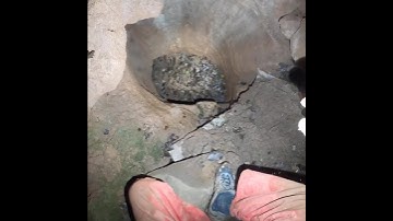 A recent discovery for an upcoming Dig.. Stay tuned for more! #cave #cavedigging #mine