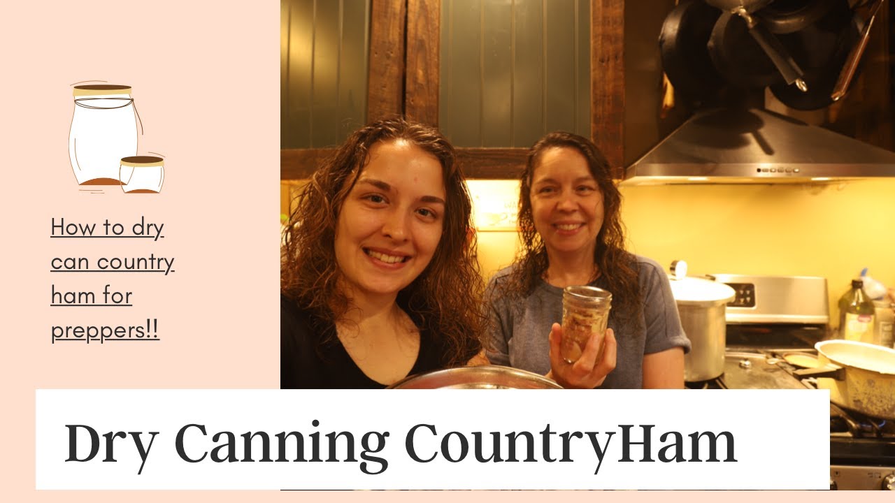 How to dry can country ham, using our Nesco electric