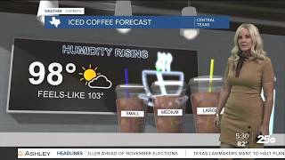 Air temperatures drop, but higher humidity keeps the heat index above 100