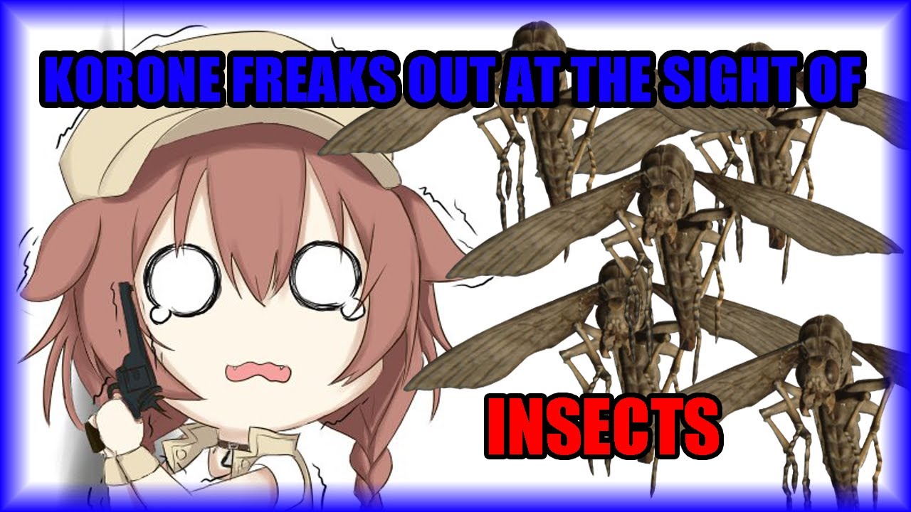 Korone Freaks Out At the Sight of Insects [ENG SUBS]