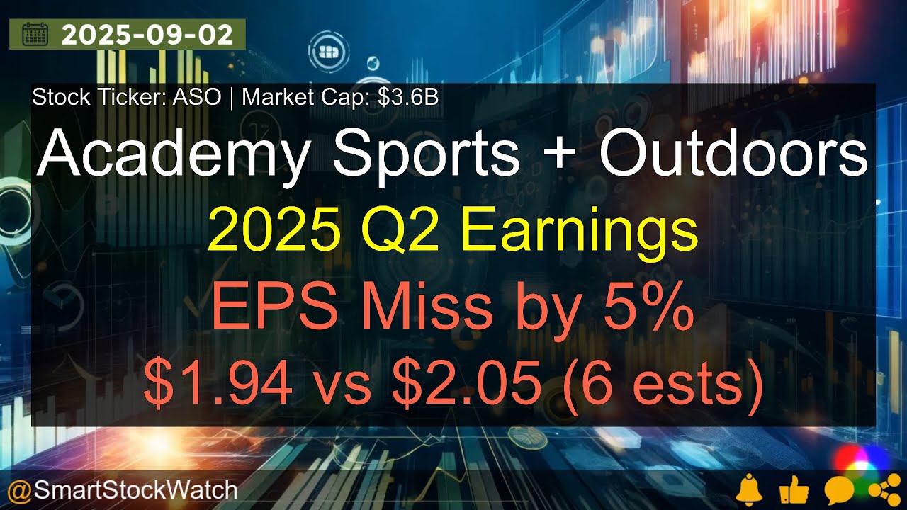 Academy Sports + Outdoors (ASO|$3.6B) - 2025 Q2 Earnings Analysis