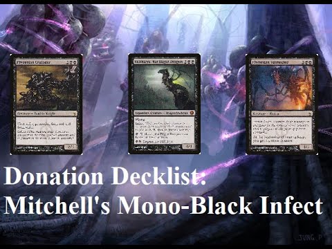 Mono Black Infect Deck - 60 Card - MTG Magic the Gathering - Ready to  Play!!!