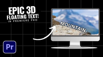Create 3D Floating Text Animation in Premiere Pro! (2025 Ultimate Guide)