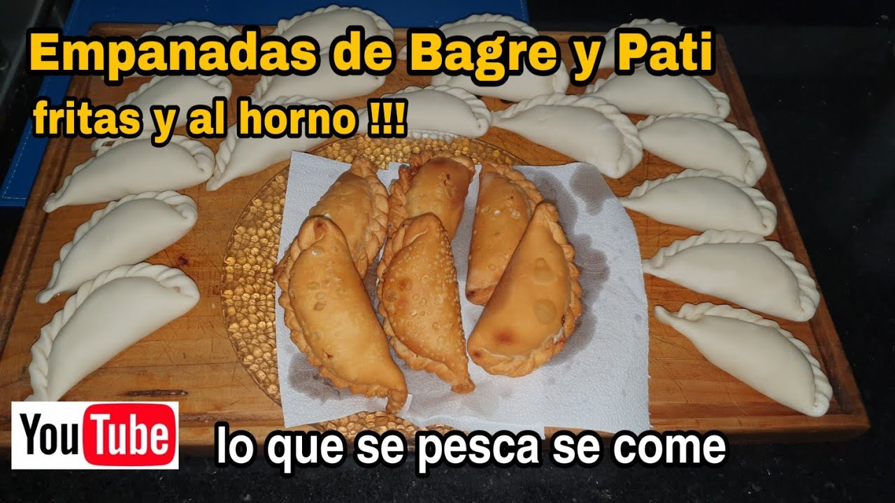Empanadas de pescado - de bagre y pati - receta