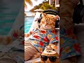 This Cat Is Living a Luxury Life 🐱🍹✨ #shorts
