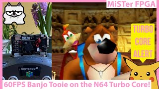 MiSTer FPGA N64 Core Turbo Updates! Banjo Tooie at 60 FPS