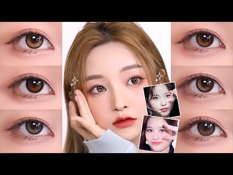 eng/jpn) 아이돌 필수템👁 울먹 블렌딩 렌즈 9종 추천🫧 | 하파크리스틴, 오렌즈, <strong>렌즈미</strong>, 아이돌렌즈