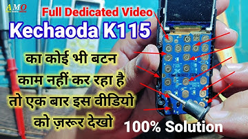 Kechaoda K115 Keypad Not Work Problem | All Keypad Problem Solution | China Mobile Keypad Problem