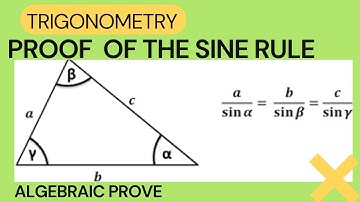 PROOF OF SINE RULE