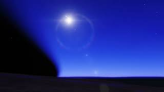 [VERY LOW RES] solar eclipse on random planet i found on space engine 0.980 (no time travel)