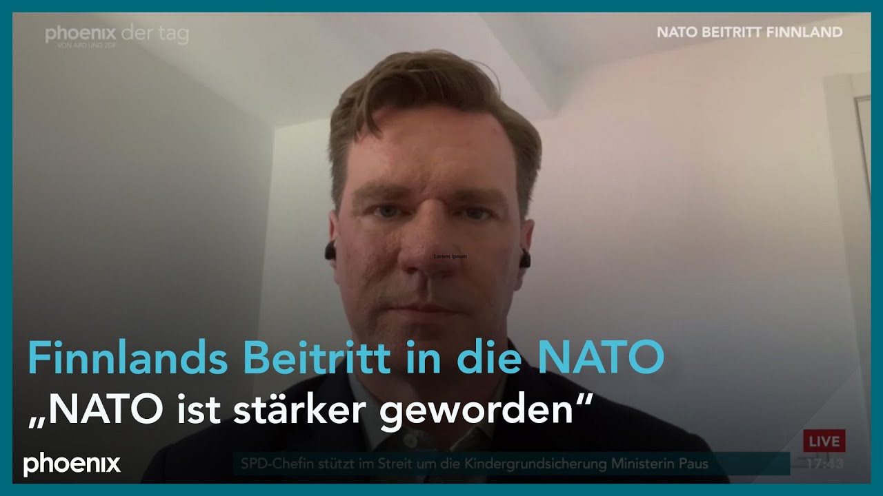 Nico Lange Sicherheitsexperte Zum NATO Beitritt Von Finnland Am 04 04 