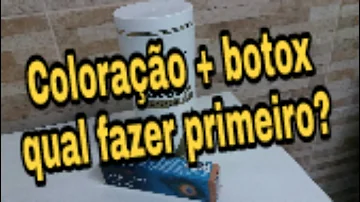Quem passa botox pode pintar o cabelo?