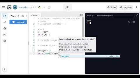 Python Variables and Assignments - AP Computer Science Principles