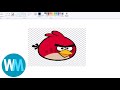 How to Draw Angry Bird on Paint