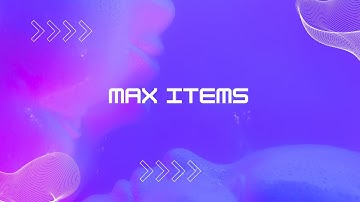 Plugin MaxItems [PMMP 5]