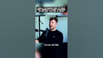 Small YouTubers NEED To Hear This: MrBeast