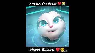 Angela Very Sad Story 😔😭💔 (Angela Football 😱) #angela #tom #hank #talkingtomandfriends 💖 Resimi