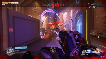 Overwatch Zarya + Hanzo quintuple kill