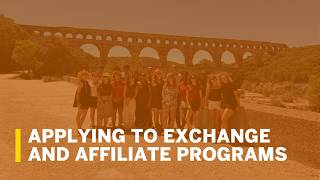 Applying to Exchange and Affiliate Programs