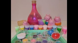 Peppa Pig cloud slime and squishy toys with Peppa pig & the family