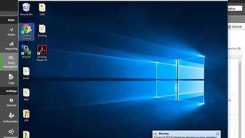 Endpoint DLP - Video4 -  Web Control