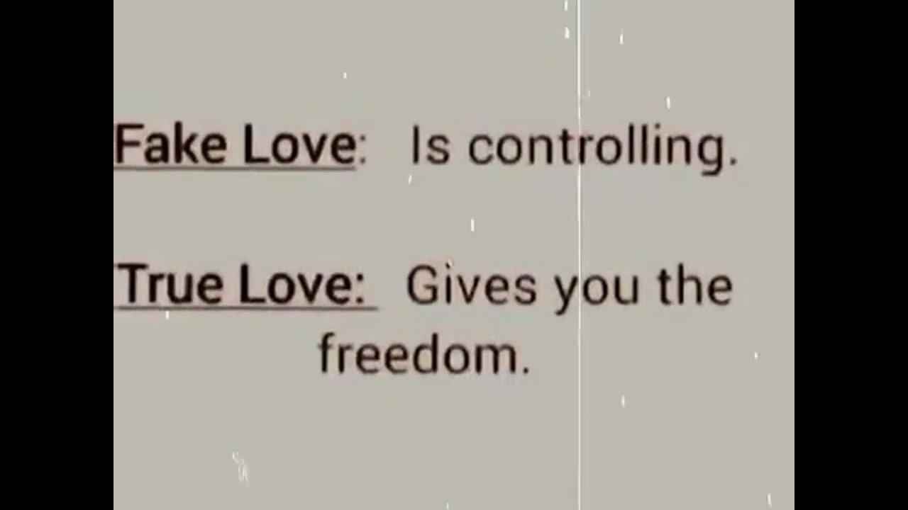 Fake Love True Love YouTube Fake Love True Love YouTube