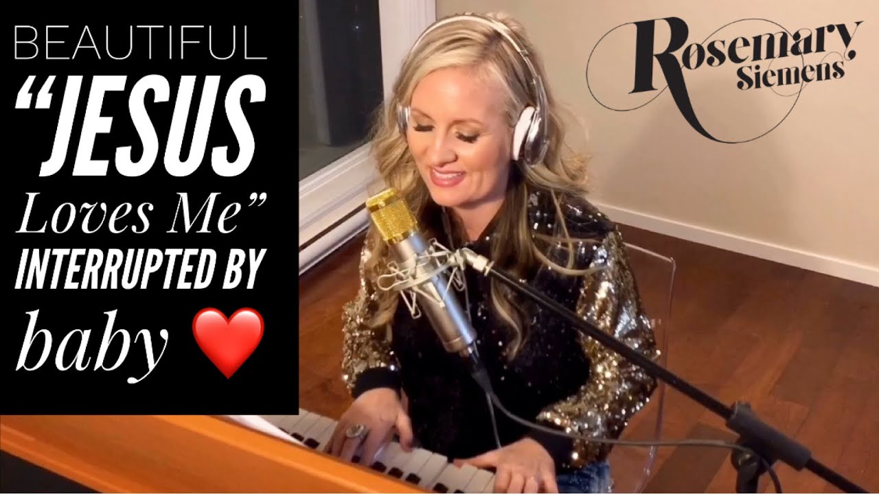 Beautiful Hymn “Jesus Loves Me” Interrupted by Baby (Sunday Hymn