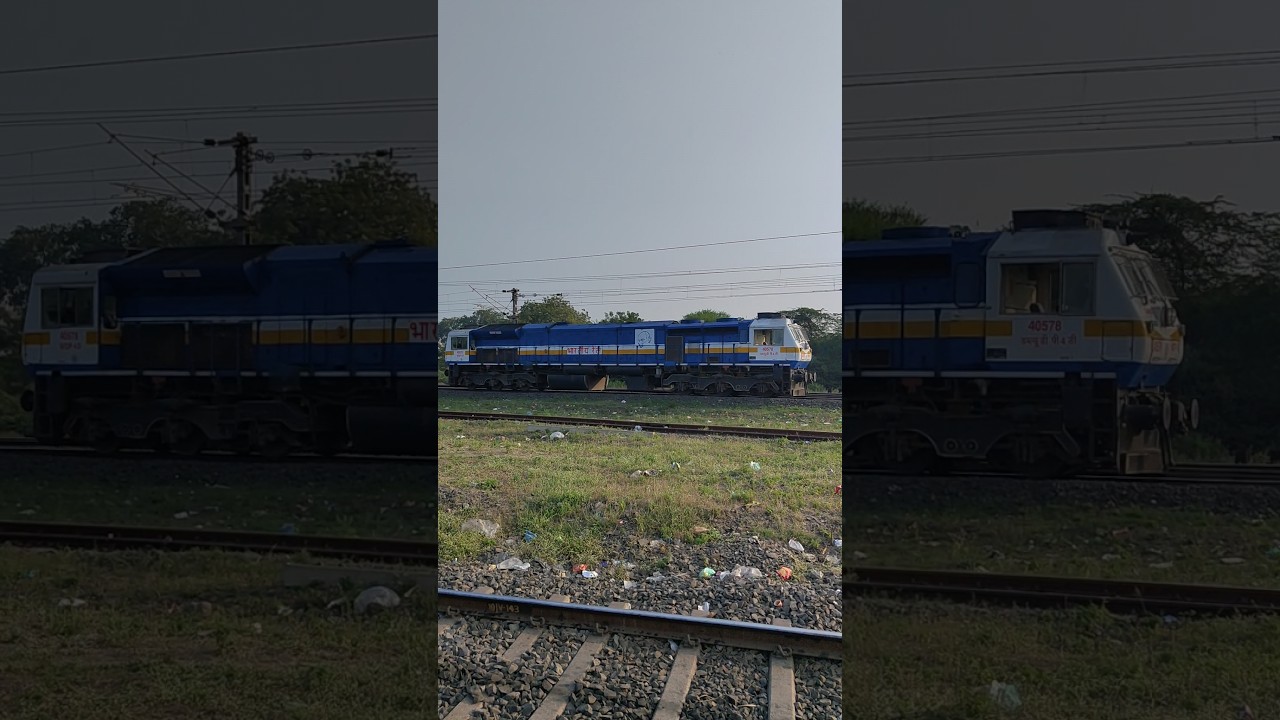 Angry PUNE WDP4D Rushing For Reversal.