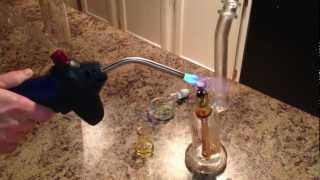 4 Dab GAUNTLET Pyrology Glass, JBD Glass, Silika Glass