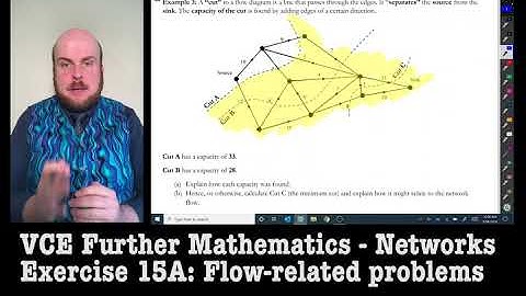 Further Maths: Networks - Flow-related problems (Ex 15A) Part 2