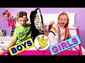 DON'T CHOOSE THE WRONG MYSTERY BOX - Girls vs Boys Clothes Swap Challenge!!!