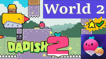 Dadish 2 - World 2: Levels 11-20 + Stars Walkthrough