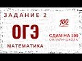 ОГЭ. Математика. Задание 2. Анализ диаграмм, таблиц, графиков.