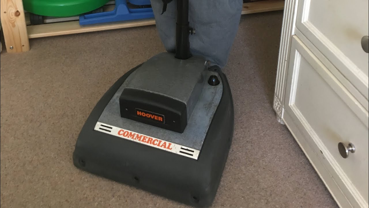 Vintage 1985 hoover U7008 commercial upright vacuum after refurb YouTube